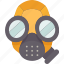 mask, gas, pollution, toxic, protection 
