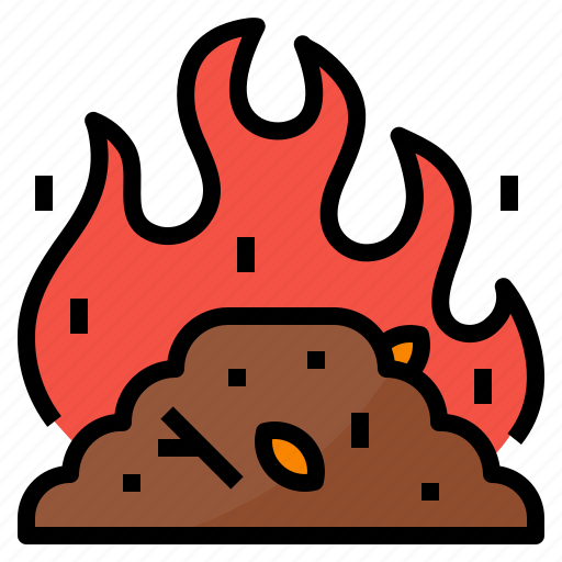Burning, forest, pollution, smoke icon - Download on Iconfinder