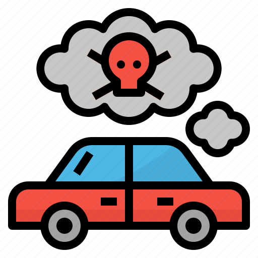 Car, carbon, monoxide, pollution, smoke icon - Download on Iconfinder