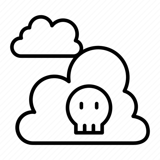 Toxic, poison, air pollution, cloud, sky icon - Download on Iconfinder