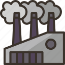 factory, air, pollution, industry, plant