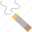 smoking, burning, cigarette, habit, unhealthy 
