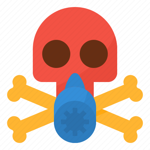 Danger, harmful, mask, skull icon - Download on Iconfinder