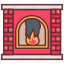 fireplace, chimney, fire, mantelpiece, smokestack 