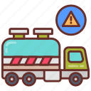 hazardous, transport, waste, bus, container, automobile