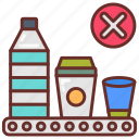 plastic, production, banned, no, bottle, cup