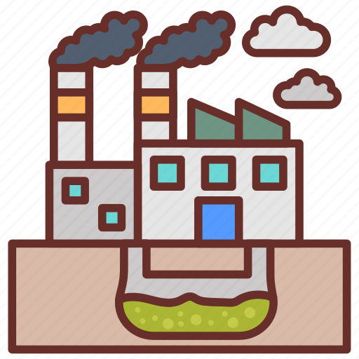 Geothermal, power, plants, thermal, plant, clouds, energy icon - Download on Iconfinder