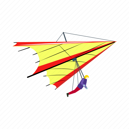 Air, hang glider, transport, vehicle, wing icon - Download on Iconfinder