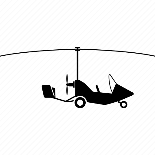 Autogyro, gyrocopter, gyroplane icon - Download on Iconfinder