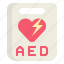 aed, device, medical, emergency, automated, external, defibrillator 