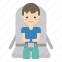 passenger, seat, seatbelt, safety, airplane, aircraft, aviation, travel