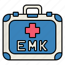 emergency, medical, kit, doctor, medicine, hospital, box