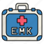 emergency, medical, kit, doctor, medicine, hospital, box 
