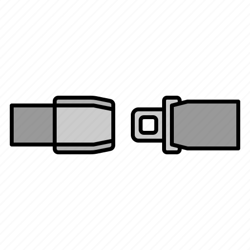 Seatbelt, buckle, belt, aircraft, airplane, safety, equipment icon - Download on Iconfinder