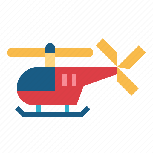 Aircraft, airplane, helicopter, transportation icon - Download on Iconfinder