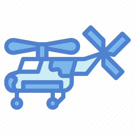Aircraft, airplane, helicopter, transportation icon - Download on Iconfinder