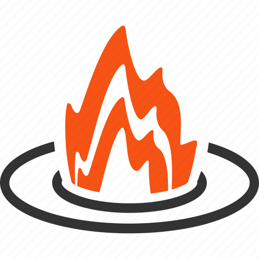 Accident, burn, camp fire, campfire, flame, location, place icon - Download on Iconfinder