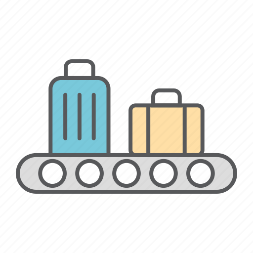 Baggage, claim, airport, luggage, suitcase, travel icon - Download on Iconfinder