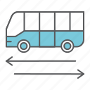 shuttle, bus, passenger, vehicle, transport, transportation