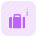 travel, information, lost and found, airport, suitcase