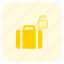 baggage, unlocked, unsecure, briefcase, travel, airport 