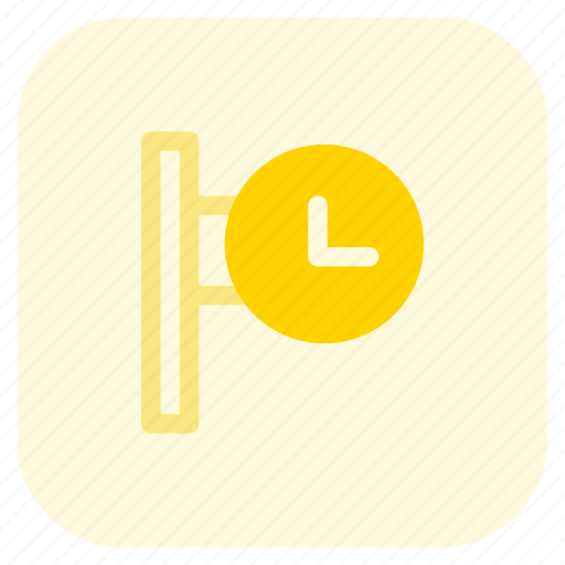 Round, clock, timepiece, schedule, airport icon - Download on Iconfinder