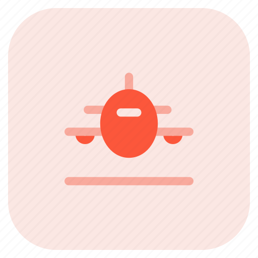 Jumbo jet, flight, touch down, aeroplane, runway icon - Download on Iconfinder