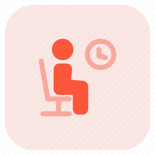 Waiting room, airport, flight, delay, transport icon - Download on Iconfinder