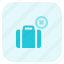 briefcase, crossed, luggage, baggage, restricted 