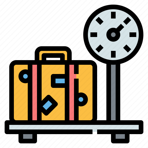 Weight, luggage, scale, baggage, suitcase, travel icon - Download on Iconfinder
