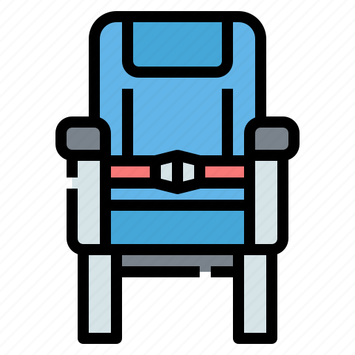 Seat, airplane, airline, flight, travel, transportation icon - Download on Iconfinder