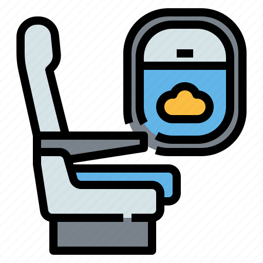 Seat, airplane, plane, airline, flight, travel, business icon - Download on Iconfinder