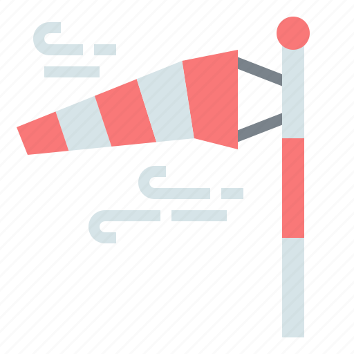 Windsock, wind, signal, direction, signaling, forecast, weather icon - Download on Iconfinder