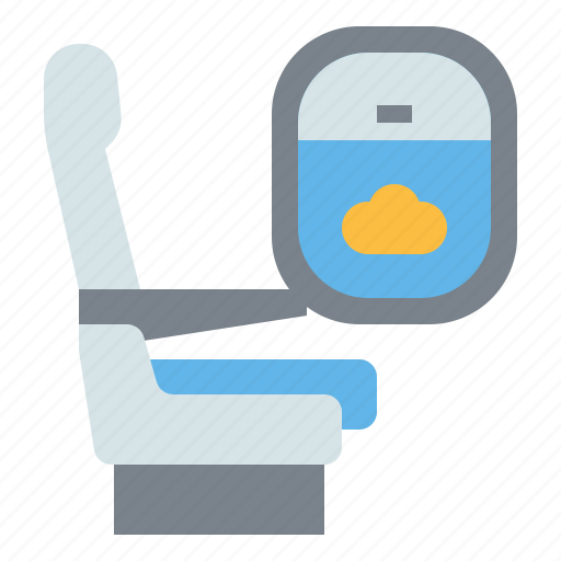 Seat, airplane, plane, airline, flight, travel, business icon - Download on Iconfinder
