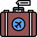 case, airplane, badge, airport, aircraft