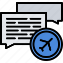 message, messenger, airplane, airport, aircraft