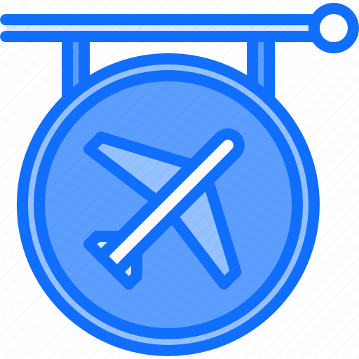 Signboard, airplane, airport, aircraft icon - Download on Iconfinder