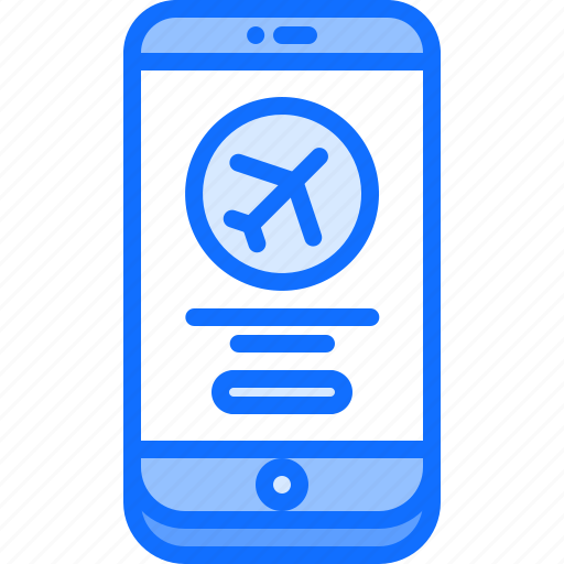 App, smartphone, airplane, airport, aircraft icon - Download on Iconfinder
