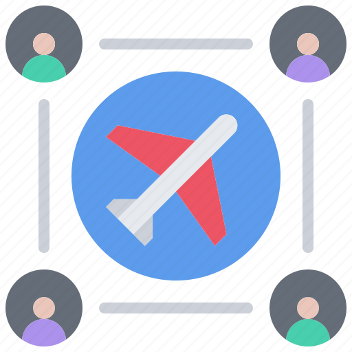 Group, people, team, airplane, airport, aircraft icon - Download on Iconfinder
