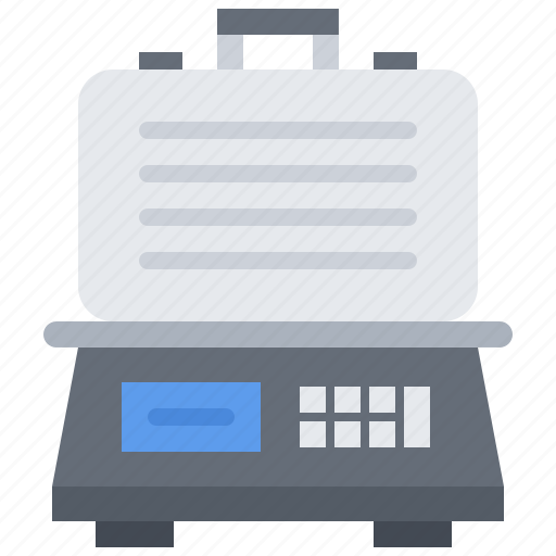 Weight, case, weighing, airport, aircraft icon - Download on Iconfinder