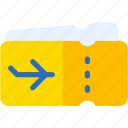 ticket, validating, travel, pass, holidays, plane