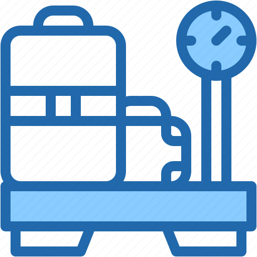 Weight, scale, meter, luggage, travel, bag icon - Download on Iconfinder