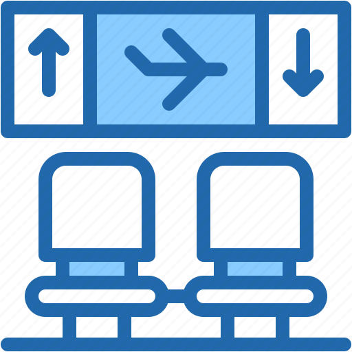 Waiting, room, area, chair, airport, travel, sitting icon - Download on Iconfinder