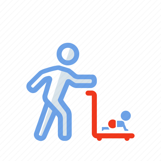 Airport, baby, child, rules, trolley, warning icon - Download on Iconfinder