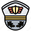 cap, captain, hat, military, pilot 