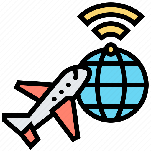 Communication, global, luxury, plane, wifi icon - Download on Iconfinder