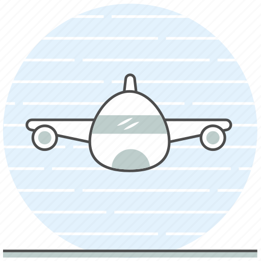 Aircraft, airplane, airport, commercial airplane, concept icon - Download on Iconfinder
