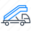 stair, truck, airport, vehicle 