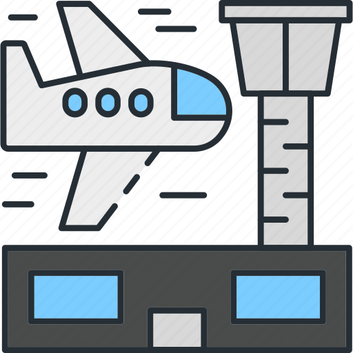 Airplane, airport, plane, travel, traveling icon - Download on Iconfinder