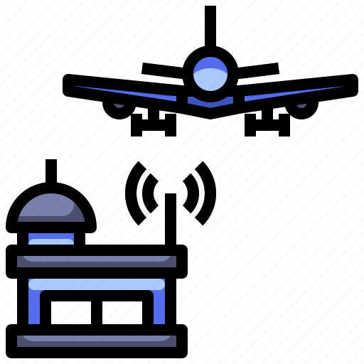 Airplanes, airport, tower, transport, transportation icon - Download on Iconfinder